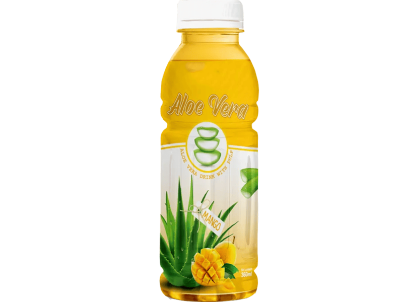 360ml Aloe Vera with Pulp Mango Flavor