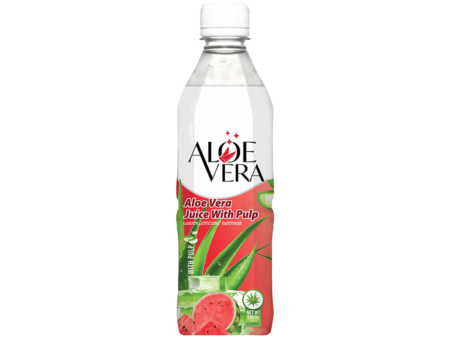 500ml Aloe Vera drink with pulp Watermelon flavor